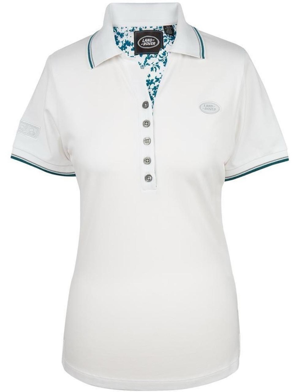 Land Rover - Women's Land Rover Emblem Polo White - Size 8 - NWT